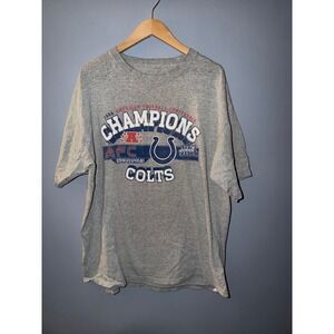 Mens Indianapolis Colts 2006 AFC Champions T-Shirt Grey XL‎ VF Imagewear NFL